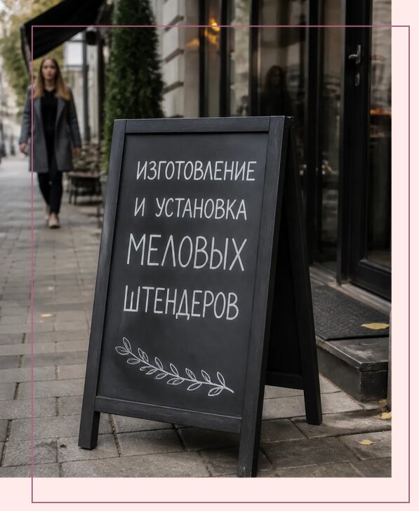 Меловые штендеры в Нижнекамске по цене от 6590 р. | Аванза-Нжм