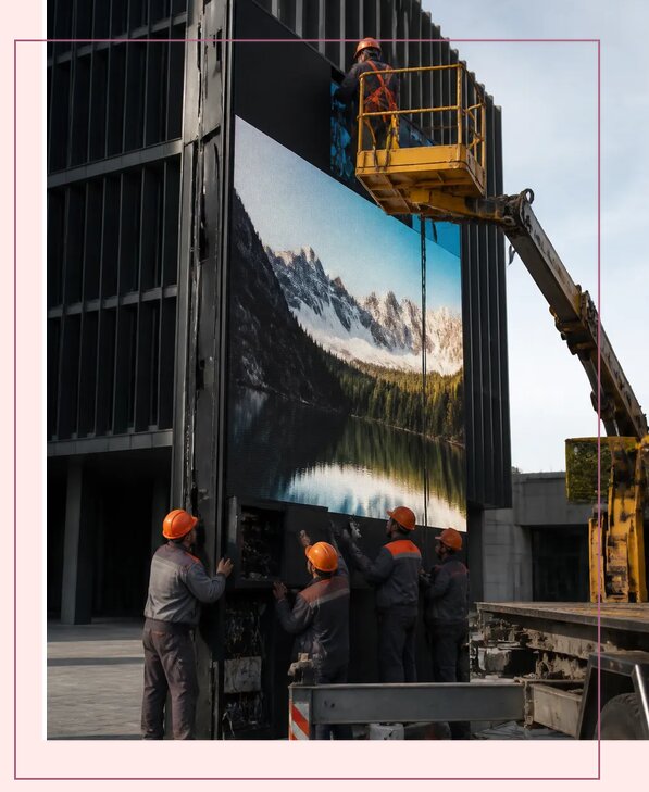 Размещение DOOH рекламы в Нижнекамске на цифровых экранах